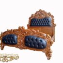 Dipan Jati Ukir Barong Mutiara, dipan ukir barong mutiara jati, tempat tidur ukiran barong, tempat tidur ukiran mewah kayu jati, Jual dipan barong mutiara mewah